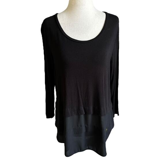 Michael Kors Black Long Sleeve Blouse Women's Size Medium | 60-27 - Picture 1 of 6